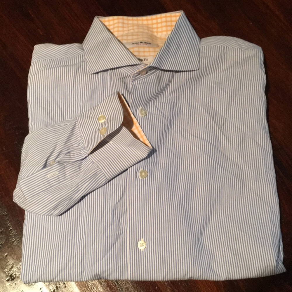 Isaac Mizrahi Slim Fit Dress Shirt
